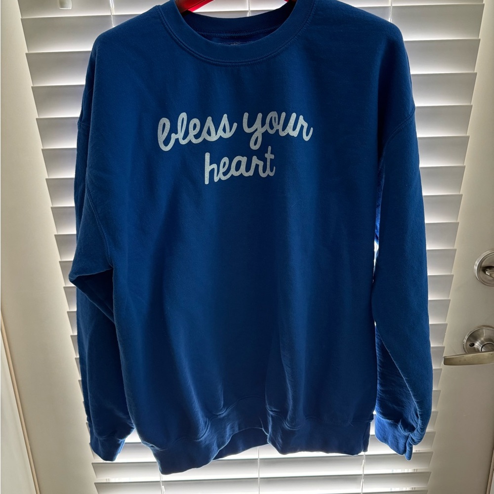 Cozy Blue Crewneck Sweater